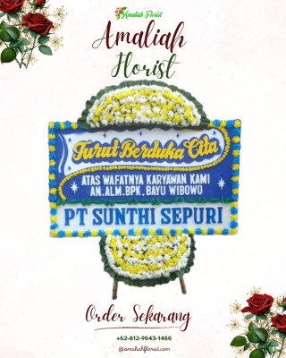 Papan Bunga Duka di Maharani